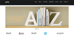 Desktop Screenshot of aitc.co.in
